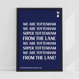 Tottenham Hotspur Print - From The Lane Song Poster Wall Art - thumbnail 1
