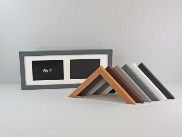 Multi Aperture Photo Frame. Holds Two 6x4 - image 1