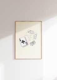 Actually, I Think It Is All Just Fun & Games Wall Print - Motivational Poster Aesthetic Home Decor Cards Lover - thumbnail 1