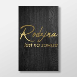 Rodzina Jest Na Zawsze Wood Sign Family Wall Decor - thumbnail 3