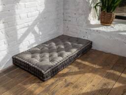 50% Off Elegant Floor Cushion, Bech Reading Nook Sofa, Window Seat Tufted Pillow, French Cushion - thumbnail 1