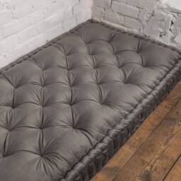 50% Off Elegant Floor Cushion, Bech Reading Nook Sofa, Window Seat Tufted Pillow, French Cushion - thumbnail 4