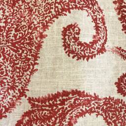 Paisley Linen Throw Pillow Covers - thumbnail 2