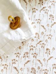 Floral Baby Changing Pad Cover Briar Floret Girl Nursery Bedding - thumbnail 1