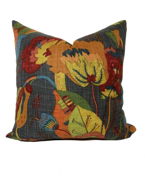G.p & J Baker California Spice/Charcoal Double Sided Cushion Cover Pillow - image 1