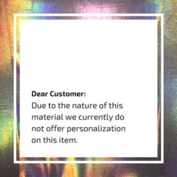 Holographic Unicorn Christmas Stocking Rainbow Metallic Holiday Decor - thumbnail 4