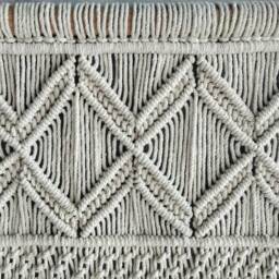 Large Macrame Wall Hanging, Geometric Woven Tapestry, Boho Decor - thumbnail 3
