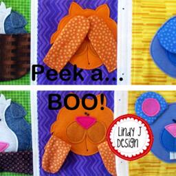 Pet Shop Peek A Boo Felt Quiet Book PDF Pattern - thumbnail 4