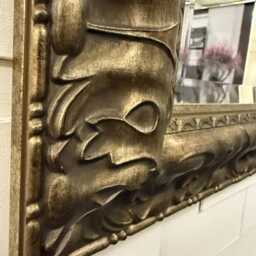 Lg Antique Bronze Gold Mirror Ornate Decorative Bevelled Wall Mirror - Choose Your Size Premium Solid Wood UK Made Frame Vienna - thumbnail 2