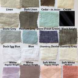 Linen Curtains With Pompom Details, 40+ Linen Fabric Choices, Custom Drapes - thumbnail 4