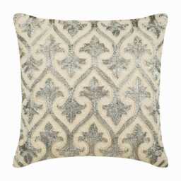 "Linen Beige Throw Pillow Cover 16""x16" - thumbnail 1