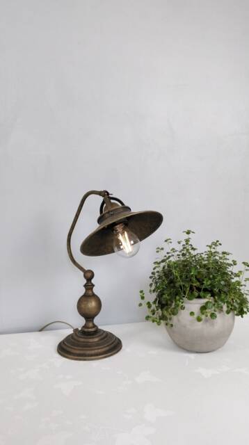 Bronze Desk Lamp, Cast Brass Table Lamp - image 1