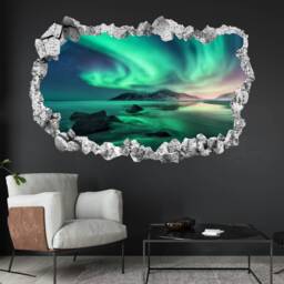 Northern Lights Wall Decal Sticker Mural Poster Print Art Home Bedroom Office Decor Kr31 - thumbnail 2
