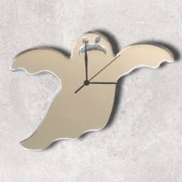 Ghost Acrylic Clock - Many Colours Available - Bespoke Shapes & Sizes Made - thumbnail 2