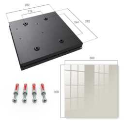 Warm Stone Wall Mounted Key Cabinet, Creamy Box For Home, Minimalist Backgrounds & Patterns, Lovers Of Minimalism - thumbnail 4