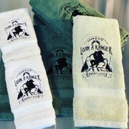 Embroidered Logo Towel, 100% Cotton, Custom Corporate Gift, Important - Must Purchase 1 Embroidery Image File Fee Plus Your Towels - thumbnail 3