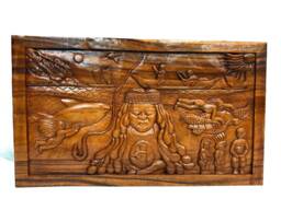 "Hawaiian Mythology with Maui & Pele Storyboard 40"" X 24"" 3"