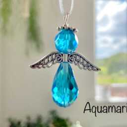 Glass Angel Ornament Keepsake Gift - thumbnail 3