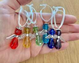 Glass Angel Ornament Keepsake Gift - thumbnail 1
