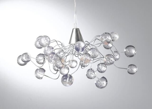 Ceiling Light With Clear Transparent Bubbles For Girls Or Boy Bedroom - image 1