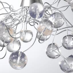 Ceiling Light With Clear Transparent Bubbles For Girls Or Boy Bedroom - thumbnail 3