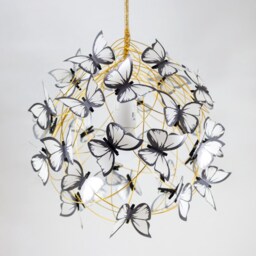 Butterfly Shadow Lamp Montessori Style Decor - thumbnail 3