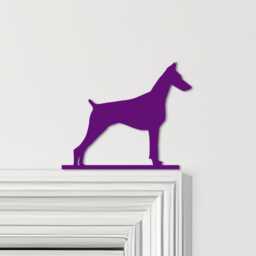 Door Topper Doberman Dog Tll Various Colours Top Of Decorative Sign - Novelty Wall Decor, Frame Art, Art - thumbnail 4