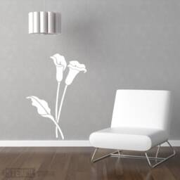 Calla Lilies Reusable Wall Stencil - Large Floral Wall Stencil Flower For Home Decor, Furniture, Diy & Craft. 10031 - thumbnail 1