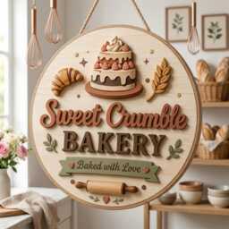 Custom Business Logo Sign, Personalized Wooden 3D Layered Office Wall Decor, Reception Small Branding - thumbnail 3