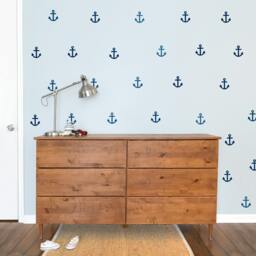 Anchor Toss - Fabric Wall Decal Sag Harbor Mej - thumbnail 3