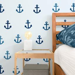 Anchor Toss - Fabric Wall Decal Sag Harbor Mej - thumbnail 1