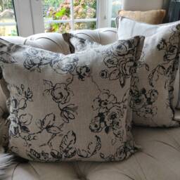 Cream Cotton Roman Blind Sample, Heavy Cotton, Made To Measure - thumbnail 4