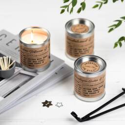 Himalayan Cedar & Vanilla Scented Candle Vegan Soy Wax Mandle - thumbnail 4