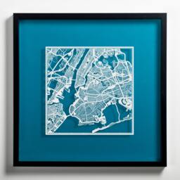 Paper Cut Map New York, 12??12 In. Art Ideal Gifts - thumbnail 3