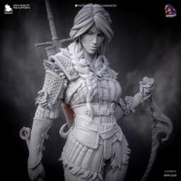 Child Of Destiny 283mm Unpainted 1/8Th Statue - thumbnail 4