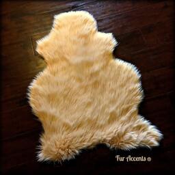 Faux Fur Sheepskin Rug - Bohemian Style Sheep Skin Shaggy Soft New Sizes & Colors - thumbnail 3