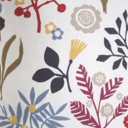 Scandi Floral Cushion Cover, Multicoloured Modern Pillowcase - thumbnail 2