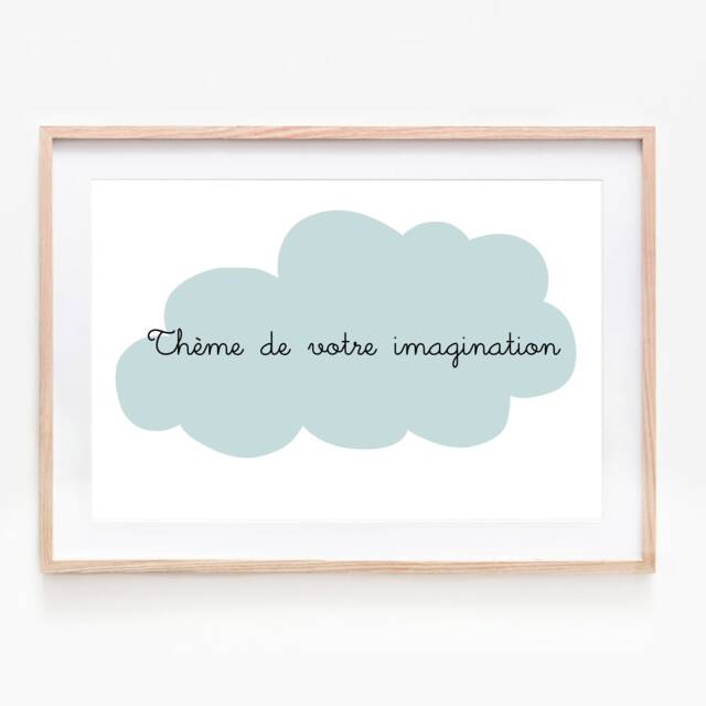 Customizable Watercolor Painting, Child's First Name Customizable Watercolor, Baby Illustration, Unique Creation - image 1