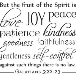 "Vinyl Wall Art Decal - ""The Fruit Of The Spirit" - thumbnail 2