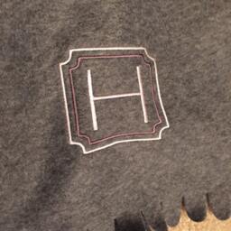 Initial Monogram Fleece Throw - thumbnail 2