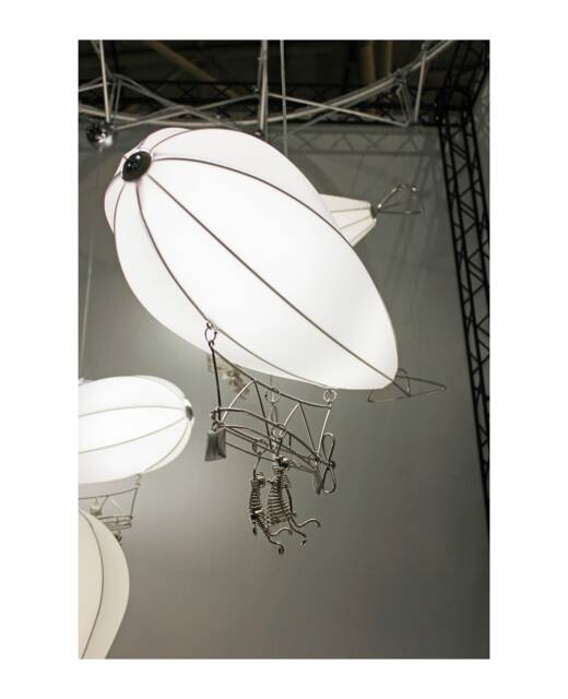Zeppelin Nursery Lamp Steampunk Style Chandelier Light Shade - image 1