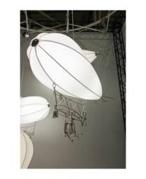 Zeppelin Nursery Lamp Steampunk Style Chandelier Light Shade - thumbnail 1