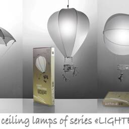 Zeppelin Nursery Lamp Steampunk Style Chandelier Light Shade - thumbnail 4
