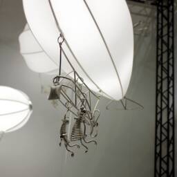 Zeppelin Nursery Lamp Steampunk Style Chandelier Light Shade - thumbnail 2