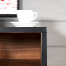 Black End Walnut Floating Nightstand/Entryway Console - thumbnail 3