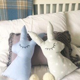 Bunny Cushion - Easter Gift Kids Bedroom Boys Girls Rabbit Pom - thumbnail 2