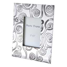 Tree Of Life Pewter Photo Frame Mini 2x3, Handmade - thumbnail 2