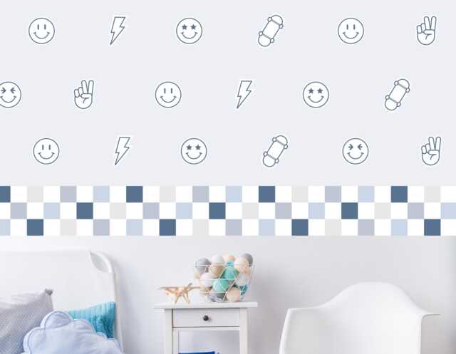 Emoji Wall Decals - Cool Kid's Room Decor Stickers - image 1