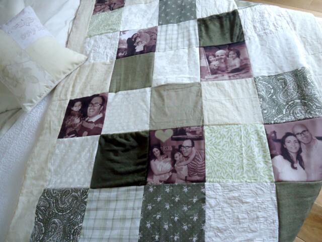 Christmas Gift For Dad.gift Dad.memory Patch Quilt, Gift Grandfather. Gift Father.dads Birthday .photo Throw Blanket - image 1