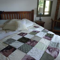 Christmas Gift For Dad.gift Dad.memory Patch Quilt, Gift Grandfather. Gift Father.dads Birthday .photo Throw Blanket - thumbnail 2